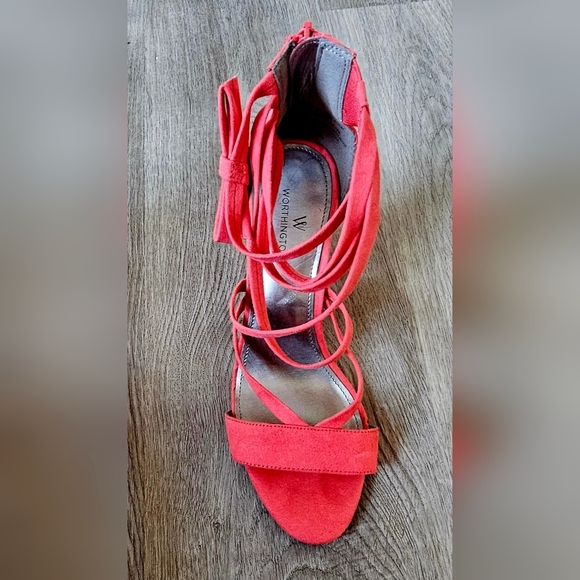 Size 6 Worthington Alexi Strappy Block Heel Sandals - Picture 8 of 9